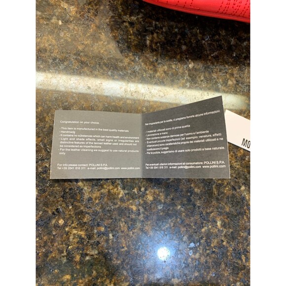 Love Moschino Vegan Red Mini Backpack NWOT - Picture 3 of 10